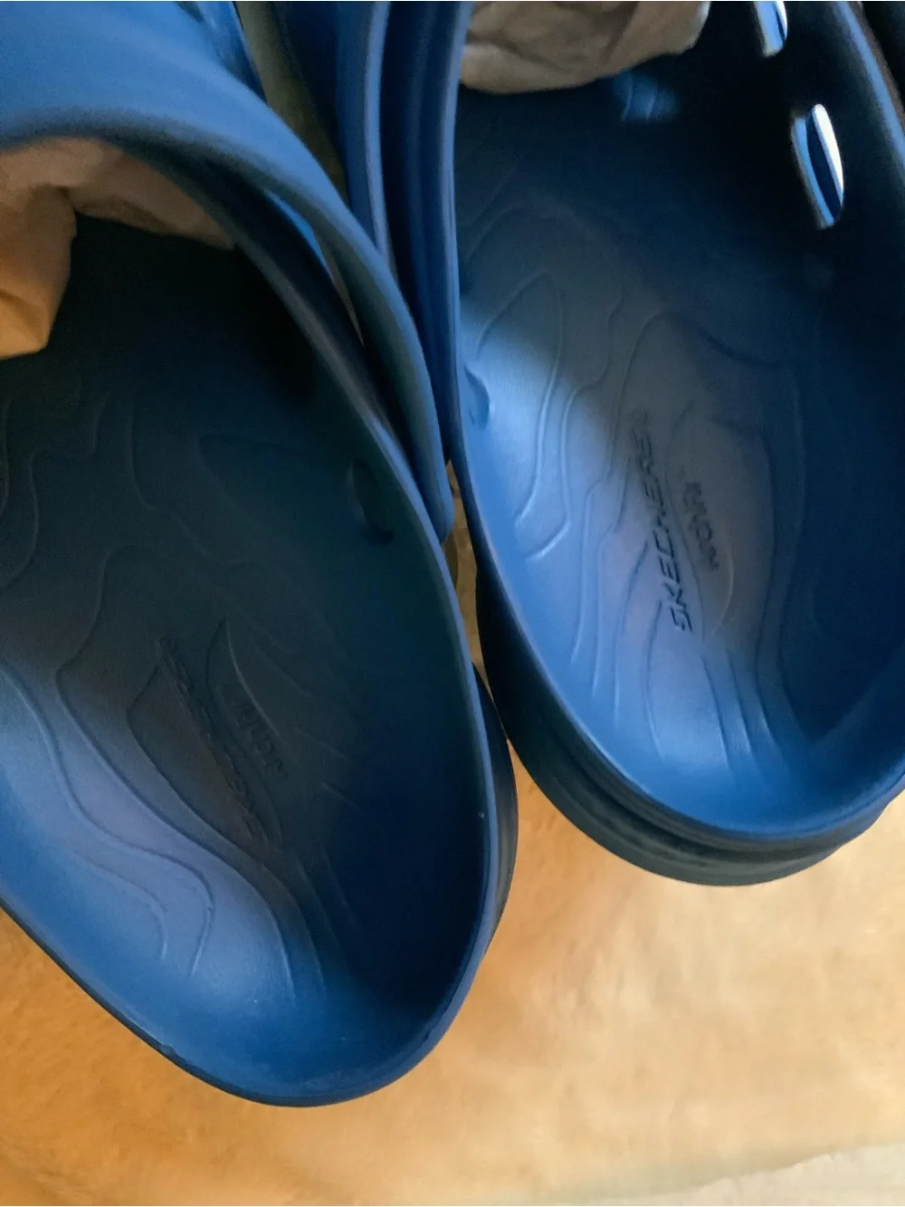 Skechers Men Sz 11 Foamies Blue Slip-On Clog - Size 1